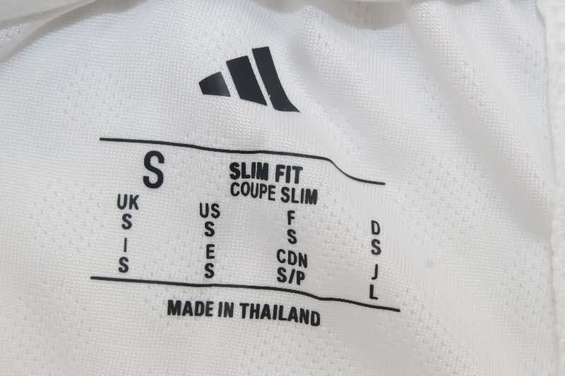 Thailand Quality(AAA) 2025/26 Real Madrid Home Soccer Shorts (Player)