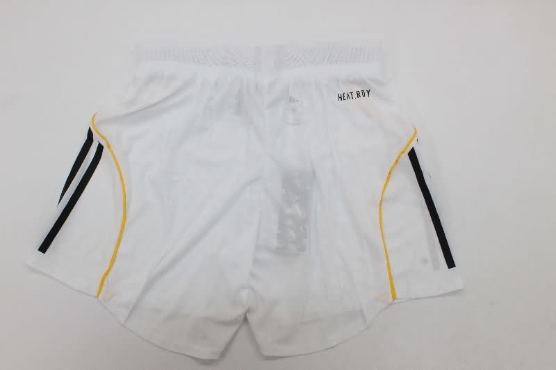 Thailand Quality(AAA) 2025/26 Real Madrid Home Soccer Shorts (Player)