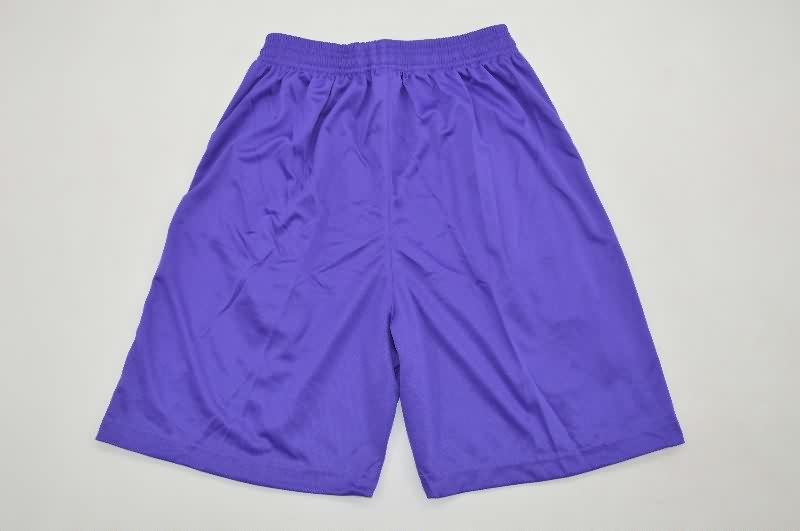 Thailand Quality(AAA) 25/26 Real Madrid Purple Soccer Shorts
