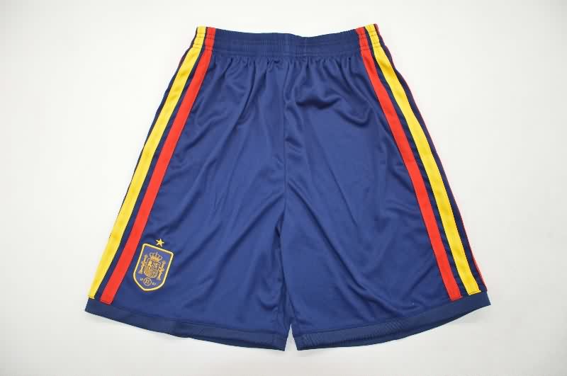 Thailand Quality(AAA) 2026 Spain Home Soccer Shorts Thailand Quality(AAA) 2026 Spain Home Soccer Shorts