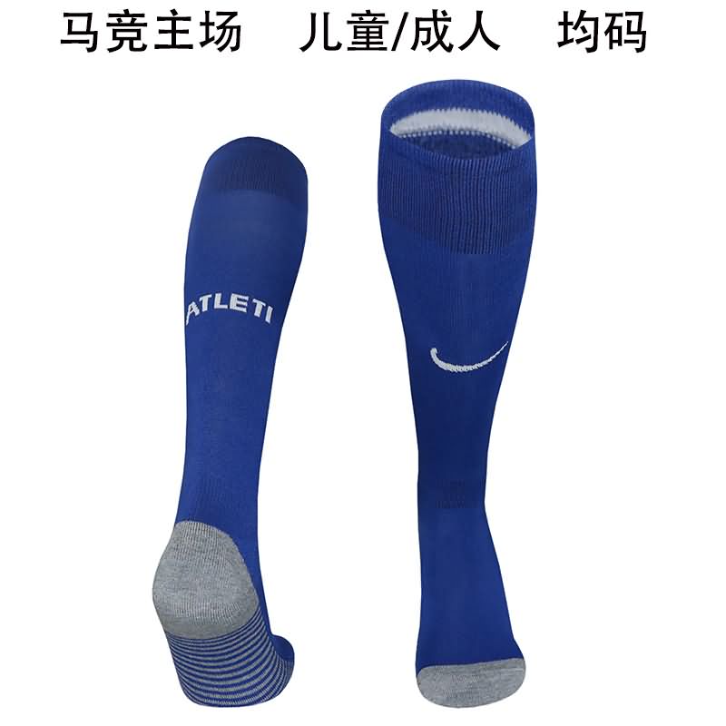 Thailand Quality(AAA) 25/26 Atletico Madrid Home Soccer Socks