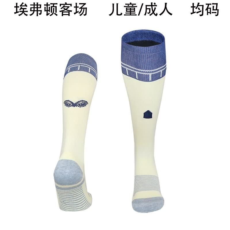 Thailand Quality(AAA) 25/26 Everton Away Soccer Socks