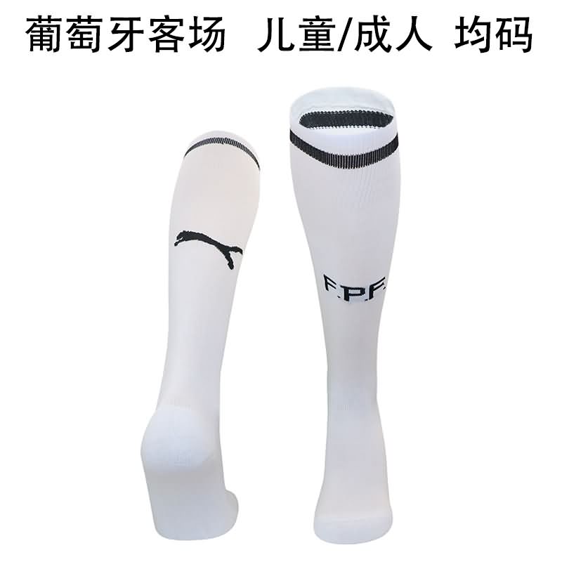 Thailand Quality(AAA) 2025 Portugal Away Soccer Socks