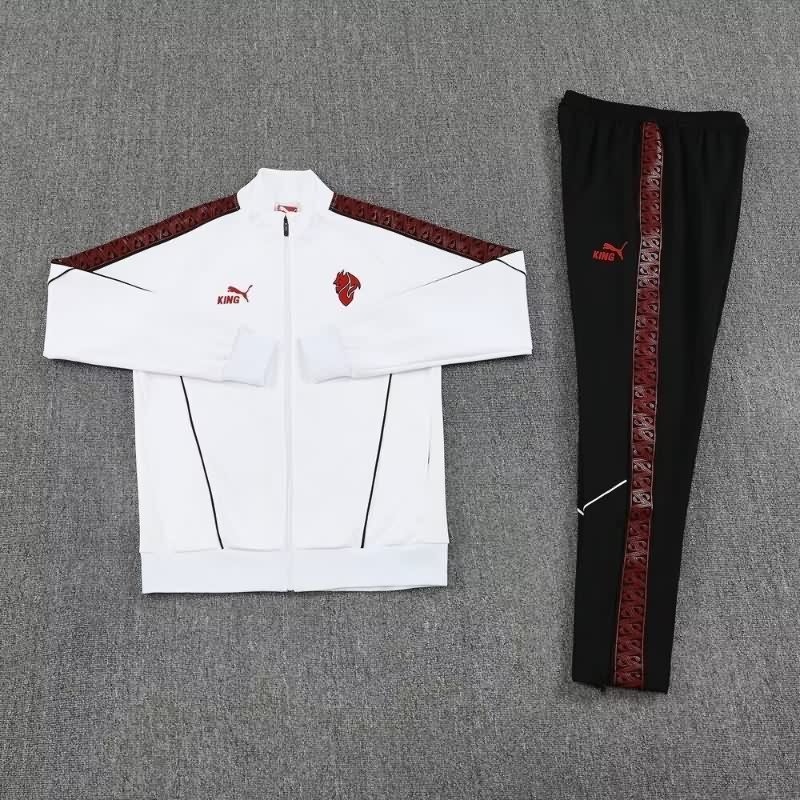 Thailand Quality(AAA) 25/26 AC Milan White Soccer Tracksuit Thailand Quality(AAA) 25/26 AC Milan White Soccer Tracksuit