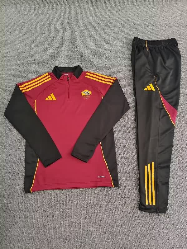 Thailand Quality(AAA) 25/26 AS Roma Red Soccer Tracksuit Thailand Quality(AAA) 25/26 AS Roma Red Soccer Tracksuit