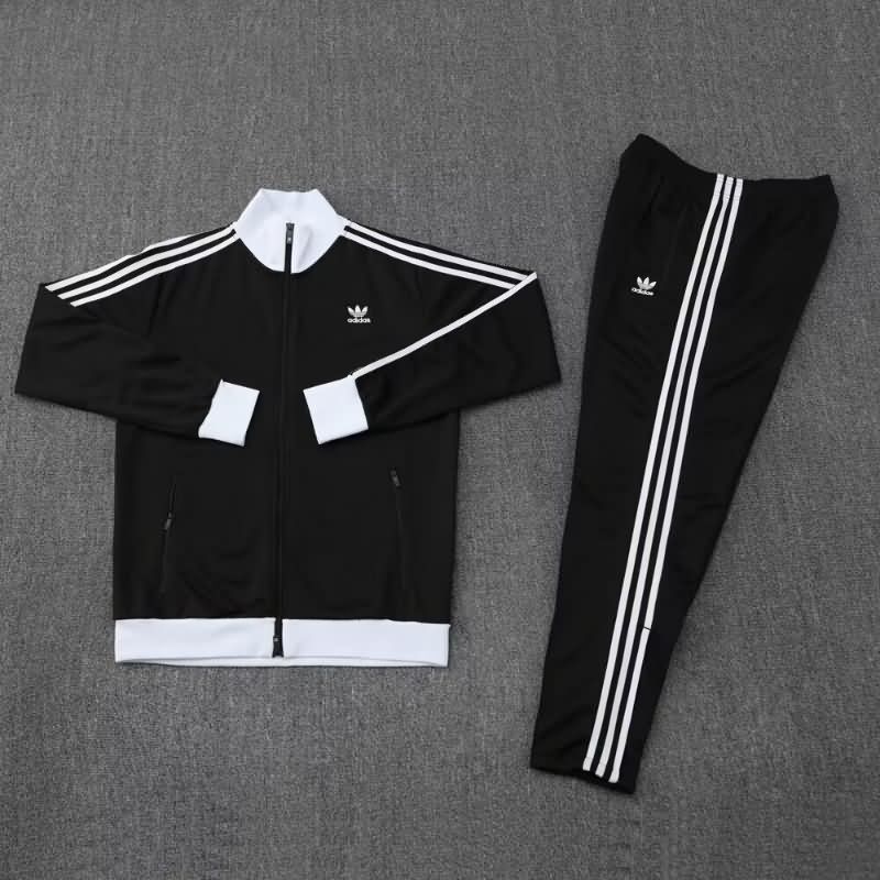 Thailand Quality(AAA) 2025 Adidas Black Soccer Tracksuit 06