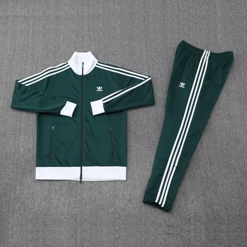 Thailand Quality(AAA) 2025 Adidas Green Soccer Tracksuit 03