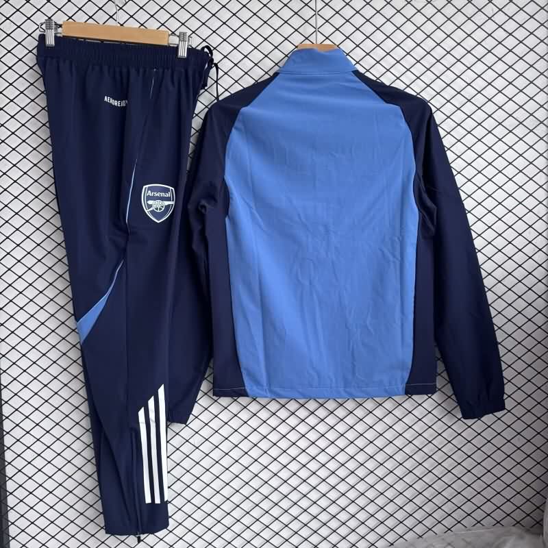 Thailand Quality(AAA) 25/26 Arsenal Blue Soccer Tracksuit 04