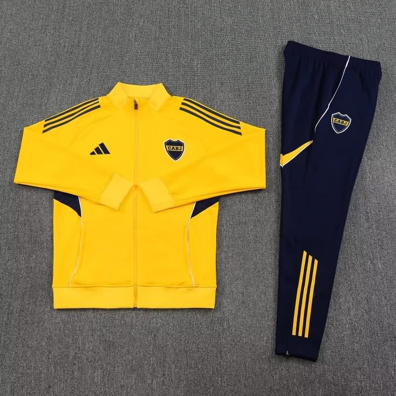 Thailand Quality(AAA) 2025 Boca Juniors Yellow Soccer Tracksuit 03 Thailand Quality(AAA) 2025 Boca Juniors Yellow Soccer Tracksuit 03