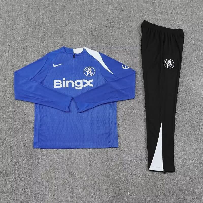 Thailand Quality(AAA) 25/26 Chelsea Blue Soccer Tracksuit
