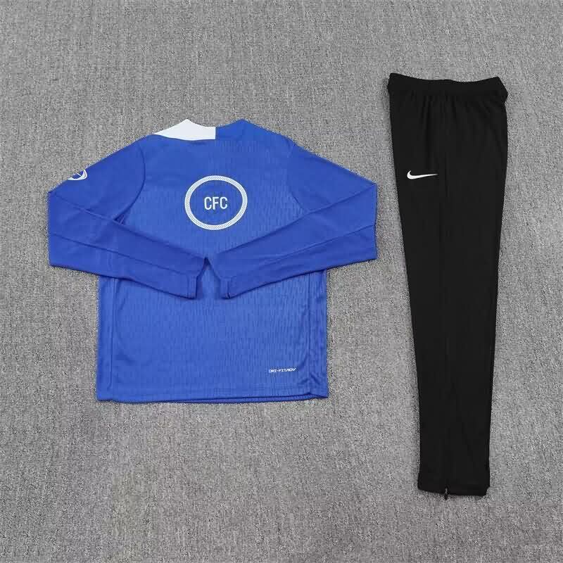 Thailand Quality(AAA) 25/26 Chelsea Blue Soccer Tracksuit