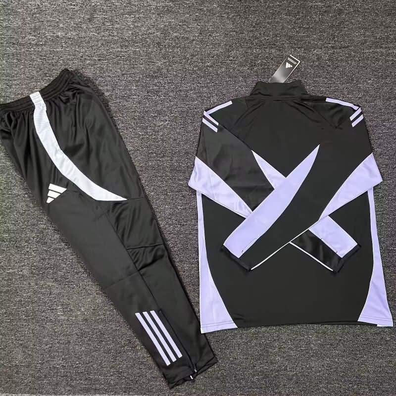 Thailand Quality(AAA) 2025 Colo Colo Black Soccer Tracksuit