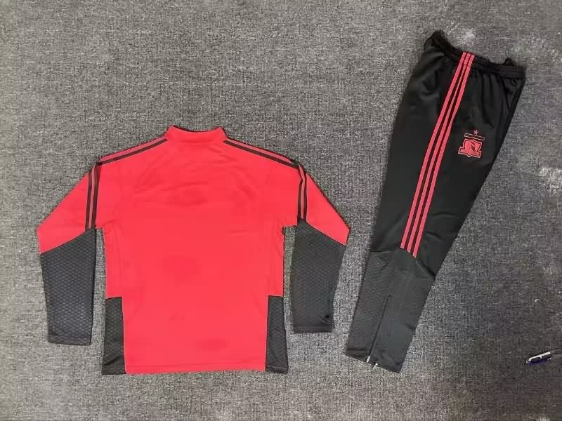 Thailand Quality(AAA) 2026 Colo Colo Red Soccer Tracksuit 02
