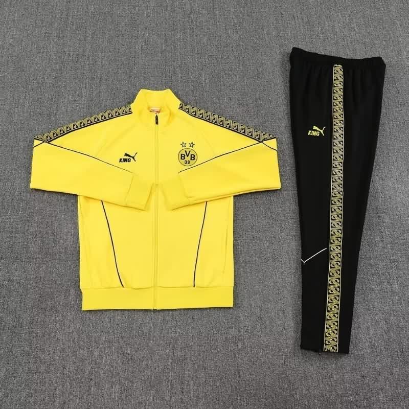 Thailand Quality(AAA) 25/26 Dortmund Yellow Soccer Tracksuit