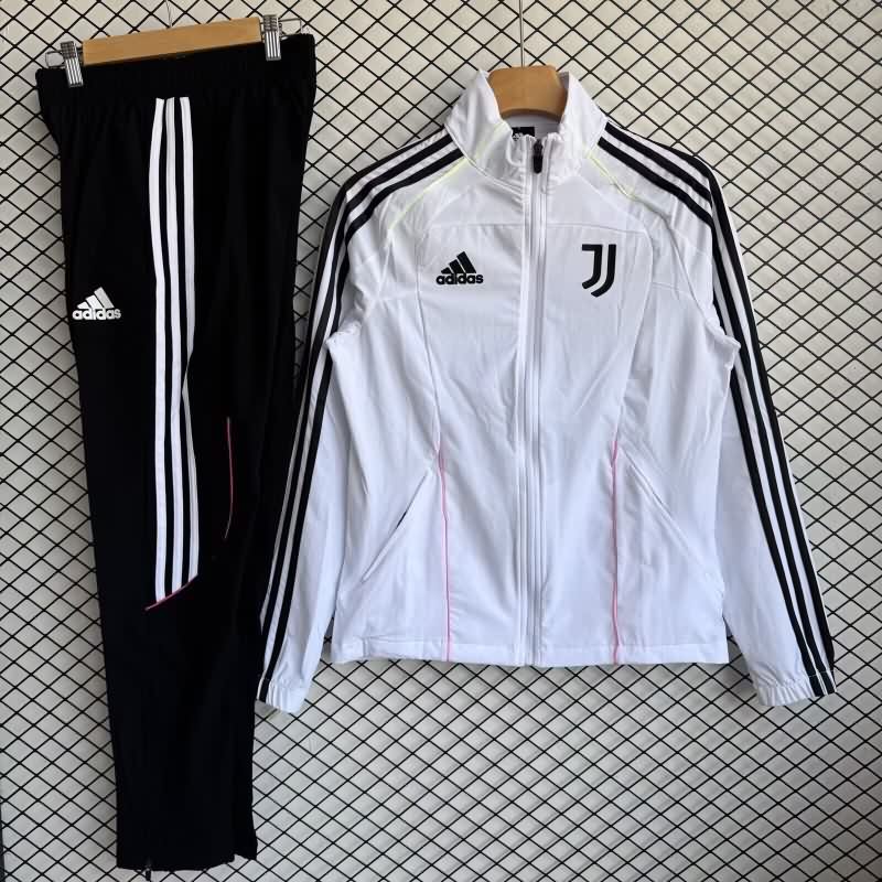 Thailand Quality(AAA) 25/26 Juventus White Soccer Tracksuit 05 Thailand Quality(AAA) 25/26 Juventus White Soccer Tracksuit 05