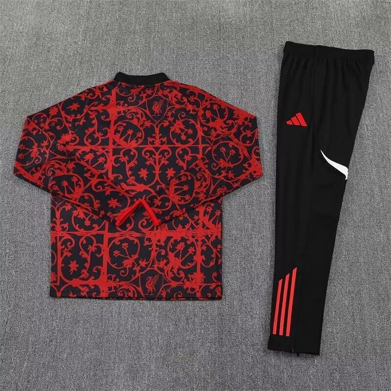 Thailand Quality(AAA) 25/26 Liverpool Red Soccer Tracksuit 02