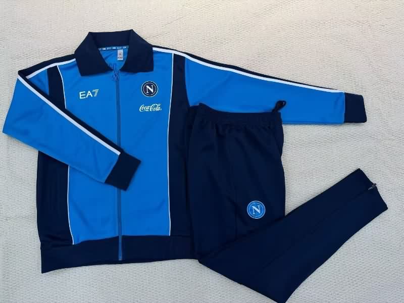 Thailand Quality(AAA) 25/26 Napoli Blue Soccer Tracksuit 04 Thailand Quality(AAA) 25/26 Napoli Blue Soccer Tracksuit 04