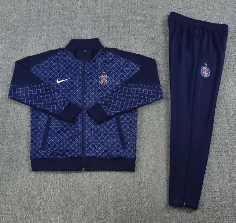 Thailand Quality(AAA) 25/26 Paris St Germain Dark Blue Soccer Tracksuit 09 Thailand Quality(AAA) 25/26 Paris St Germain Dark Blue Soccer Tracksuit 09