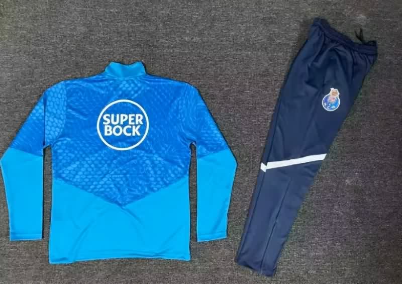Thailand Quality(AAA) 25/26 Porto Blue Soccer Tracksuit