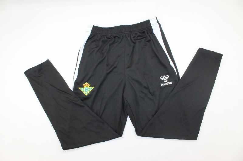 Thailand Quality(AAA) 25/26 Real Betis Black Soccer Tracksuit
