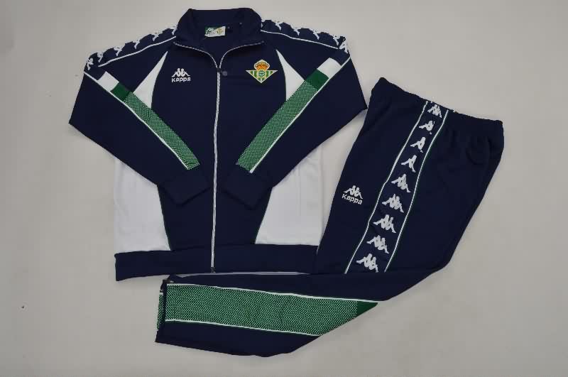 Thailand Quality(AAA) 25/26 Real Betis Dark Blue Soccer Tracksuit