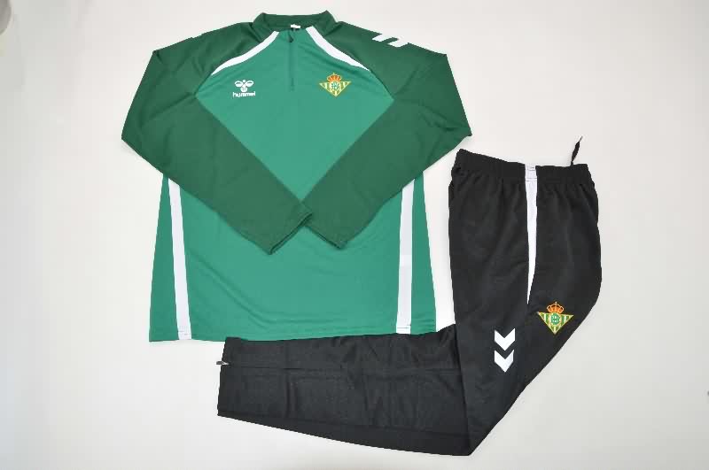 Thailand Quality(AAA) 25/26 Real Betis Green Soccer Tracksuit