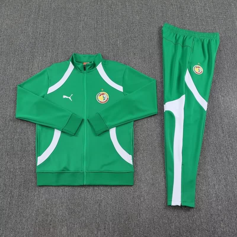 Thailand Quality(AAA) 2026 Senegal Green Soccer Tracksuit