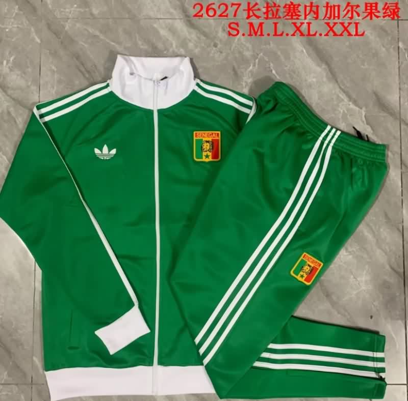 Thailand Quality(AAA) 2026 Senegal Green Soccer Tracksuit 03