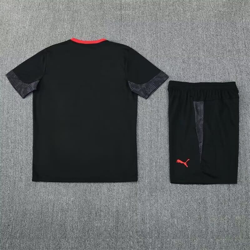 Thailand Quality(AAA) 25/26 AC Milan Black Soccer Training Sets