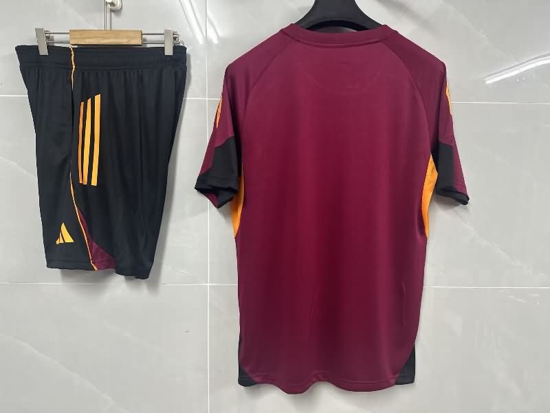 Thailand Quality(AAA) 25/26 AS Roma Red Soccer Training Sets