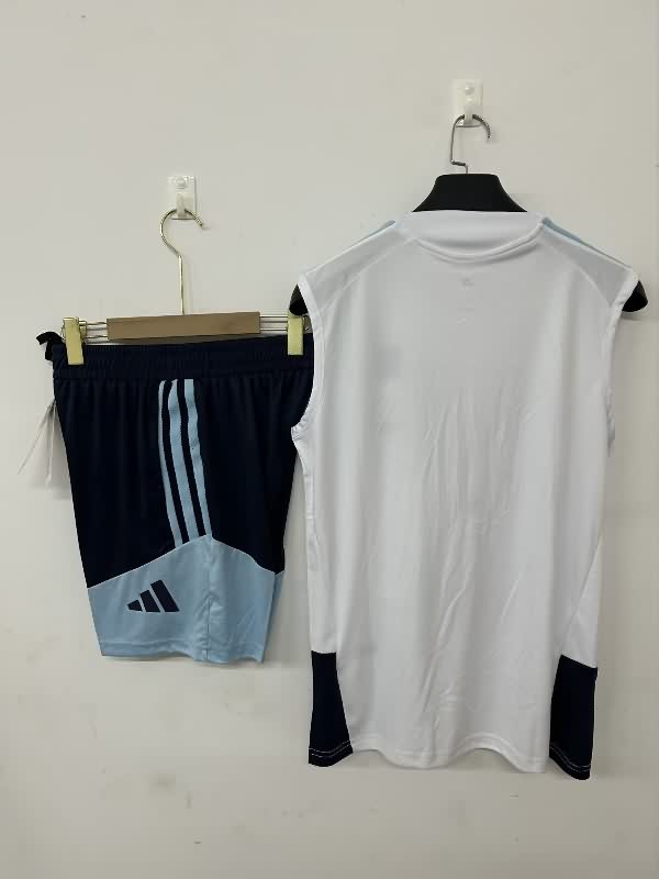 Thailand Quality(AAA) 2026 Argentina White Soccer Training Sets