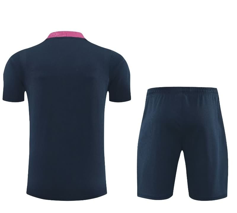 Thailand Quality(AAA) 25/26 Barcelona Dark Blue Soccer Training Sets