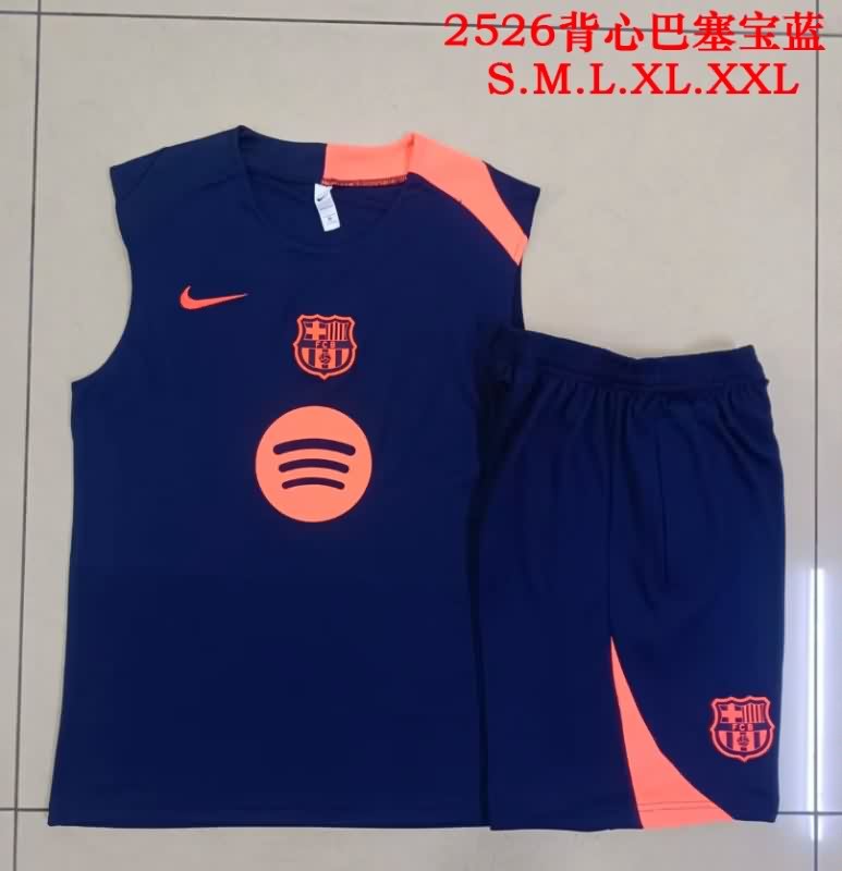 Thailand Quality(AAA) 25/26 Barcelona Dark Blue Soccer Training Sets 04 Thailand Quality(AAA) 25/26 Barcelona Dark Blue Soccer Training Sets 04