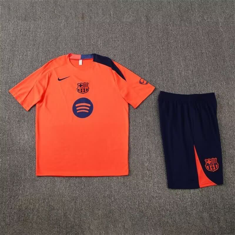 Thailand Quality(AAA) 25/26 Barcelona Orange Soccer Training Sets