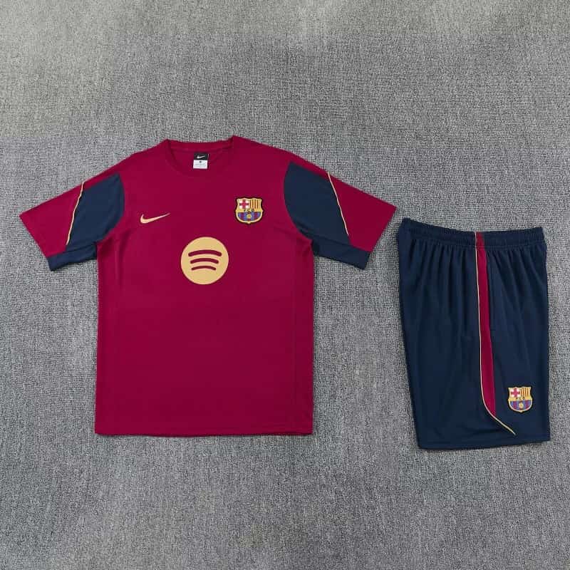Thailand Quality(AAA) 25/26 Barcelona Red Soccer Training Sets