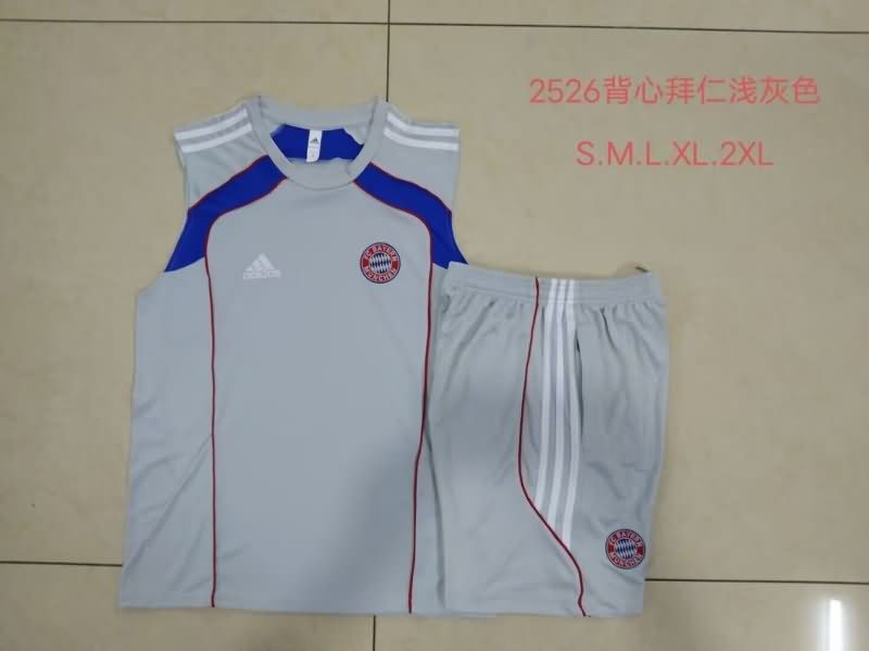Thailand Quality(AAA) 25/26 Bayern Munich Grey Soccer Training Sets