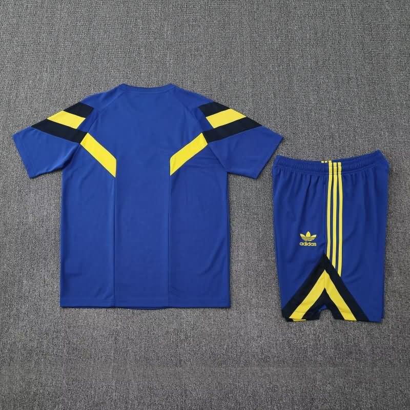 Thailand Quality(AAA) 25/26 Boca Juniors Blue Soccer Training Sets