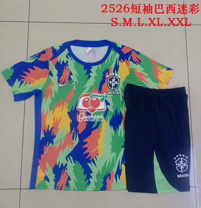 Thailand Quality(AAA) 2025 Brazil Colourful Soccer Training Sets