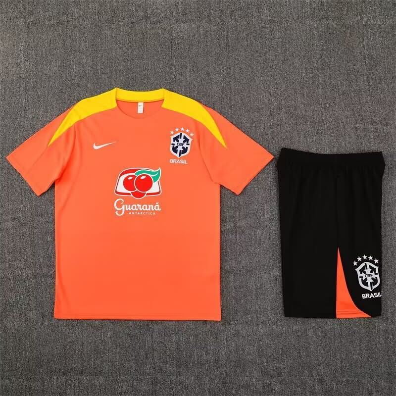 Thailand Quality(AAA) 2025 Brazil Orange Soccer Training Sets
