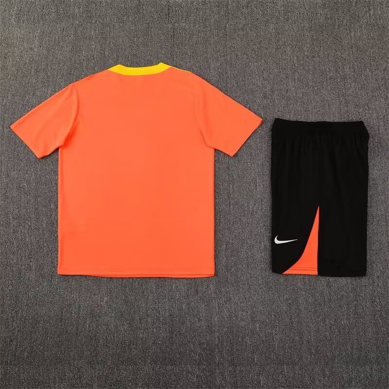 Thailand Quality(AAA) 2025 Brazil Orange Soccer Training Sets