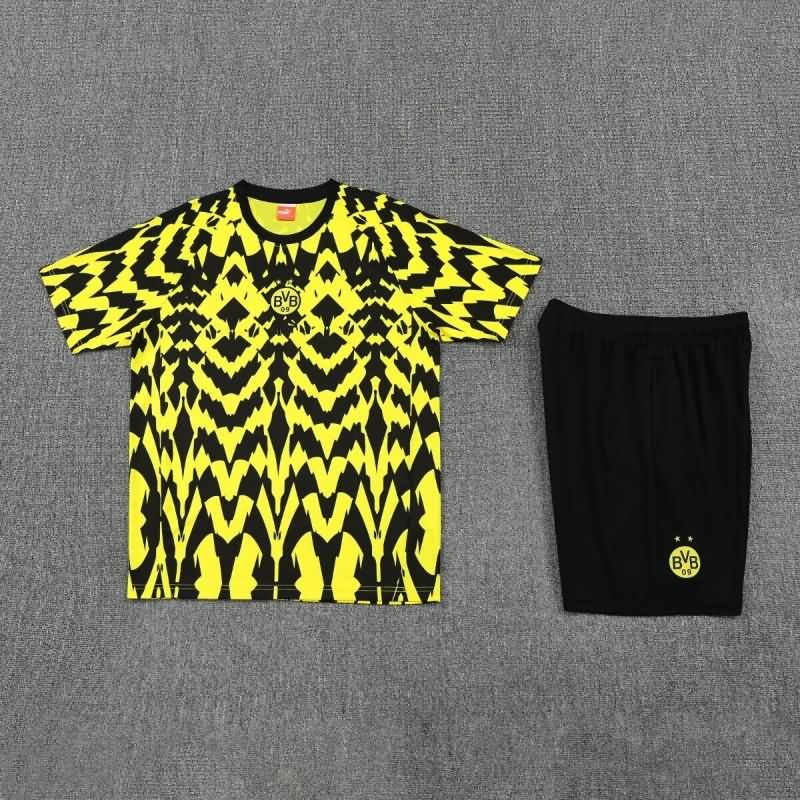 Thailand Quality(AAA) 25/26 Dortmund Yellow Soccer Training Sets 02