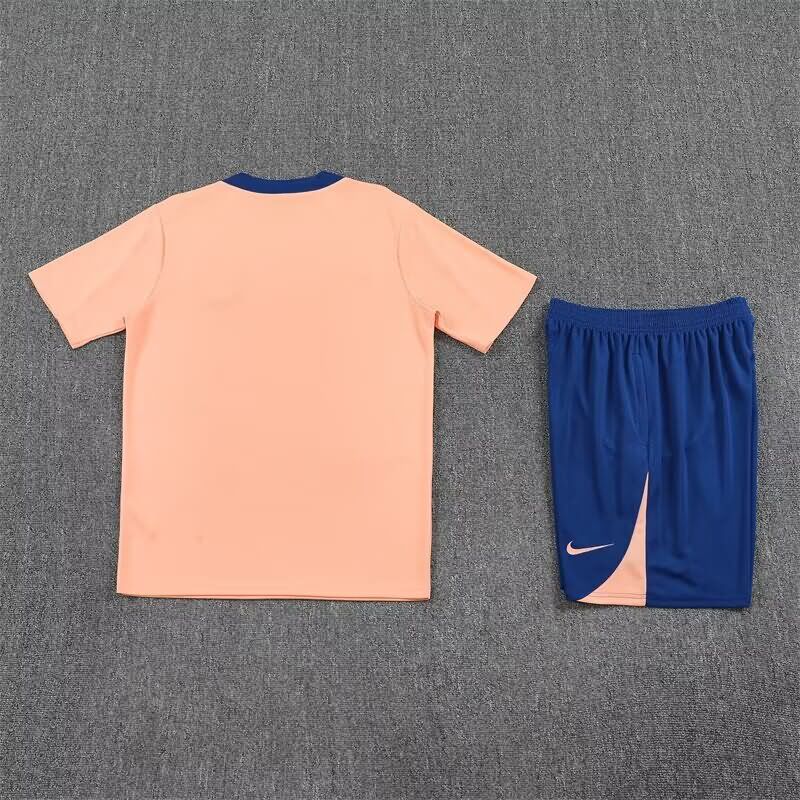 Thailand Quality(AAA) 2025 France Pink Soccer Training Sets