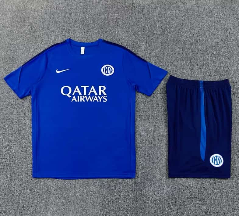 Thailand Quality(AAA) 25/26 Inter Milan Blue Soccer Training Sets 02