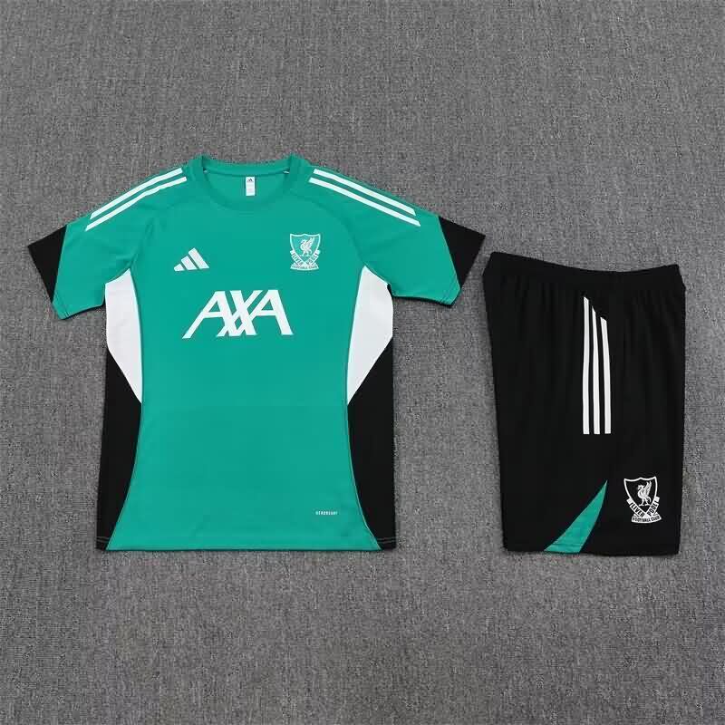 Thailand Quality(AAA) 25/26 Liverpool Green Soccer Training Sets