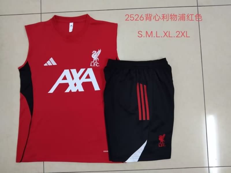 Thailand Quality(AAA) 25/26 Liverpool Red Soccer Training Sets 02