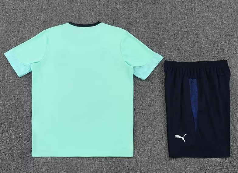 Thailand Quality(AAA) 25/26 Marseilles Green Soccer Training Sets