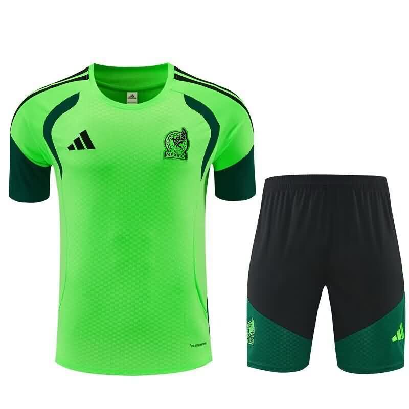 Thailand Quality(AAA) 2026 Mexico Green Soccer Training Sets 02