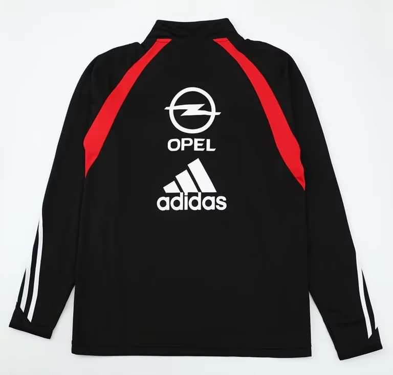 Thailand Quality(AAA) 2003/04 AC Milan Black Soccer Sweater