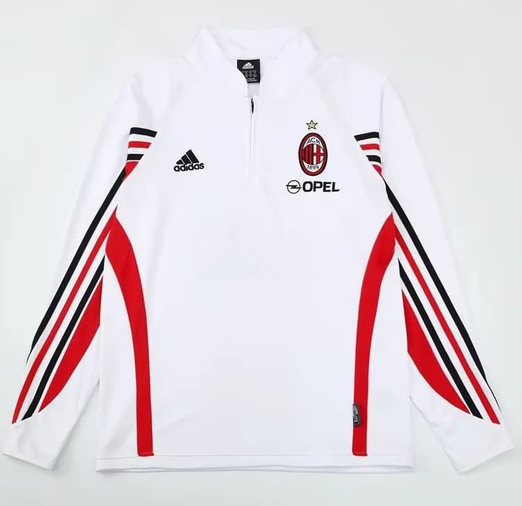 Thailand Quality(AAA) 2003/04 AC Milan White Soccer Sweater