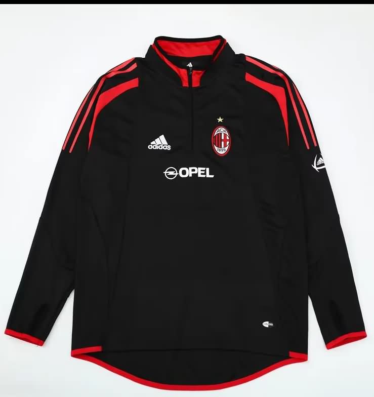 Thailand Quality(AAA) 2004/05 AC Milan Black Soccer Sweater